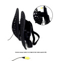 ergonomic back support mesh back support back car and home office vibrating plastic massage cushion